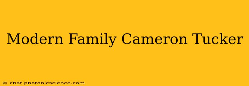 Modern Family Cameron Tucker