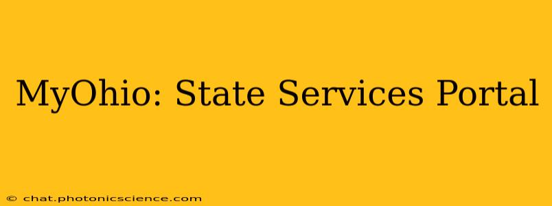 MyOhio: State Services Portal