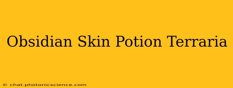 Obsidian Skin Potion Terraria