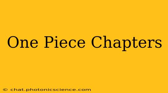 One Piece Chapters