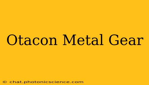 Otacon Metal Gear