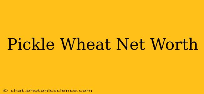 Pickle Wheat Net Worth