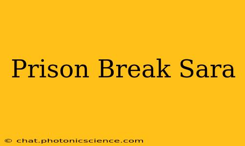 Prison Break Sara