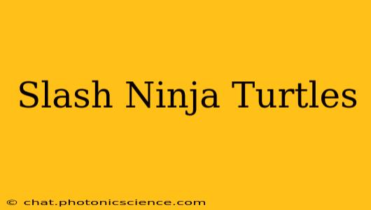 Slash Ninja Turtles