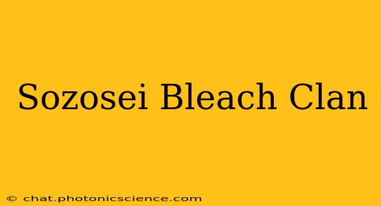 Sozosei Bleach Clan