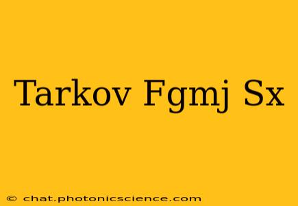 Tarkov Fgmj Sx