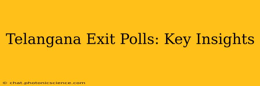 Telangana Exit Polls: Key Insights