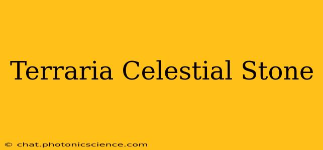 Terraria Celestial Stone