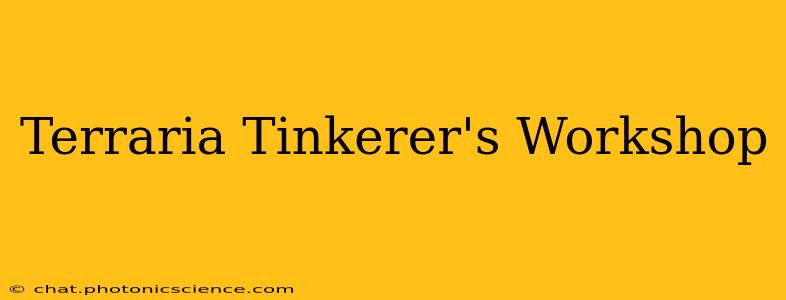 Terraria Tinkerer's Workshop
