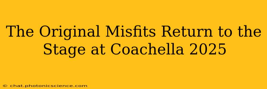 The Original Misfits Return to the Stage at Coachella 2025