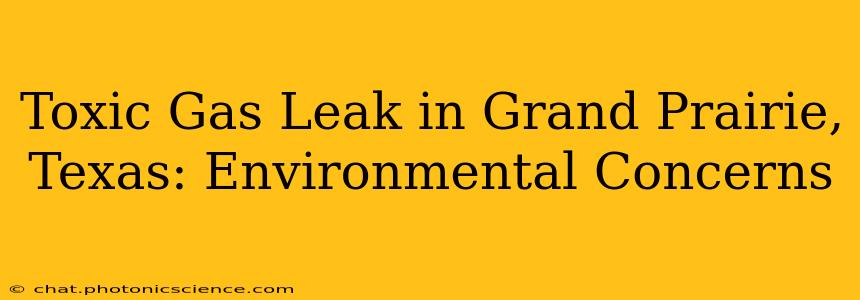Toxic Gas Leak in Grand Prairie, Texas: Environmental Concerns
