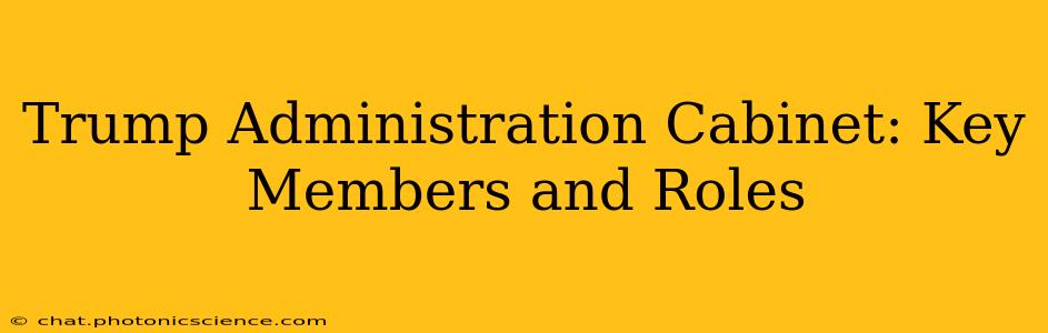 Trump Administration Cabinet: Key Members and Roles