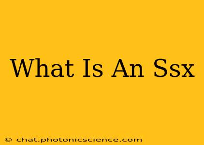 What Is An Ssx
