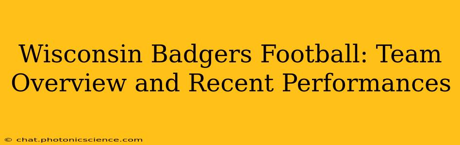 Wisconsin Badgers Football: Team Overview and Recent Performances
