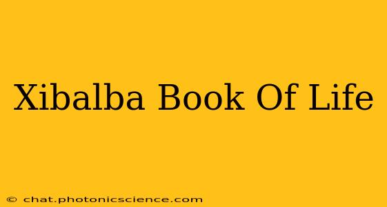 Xibalba Book Of Life
